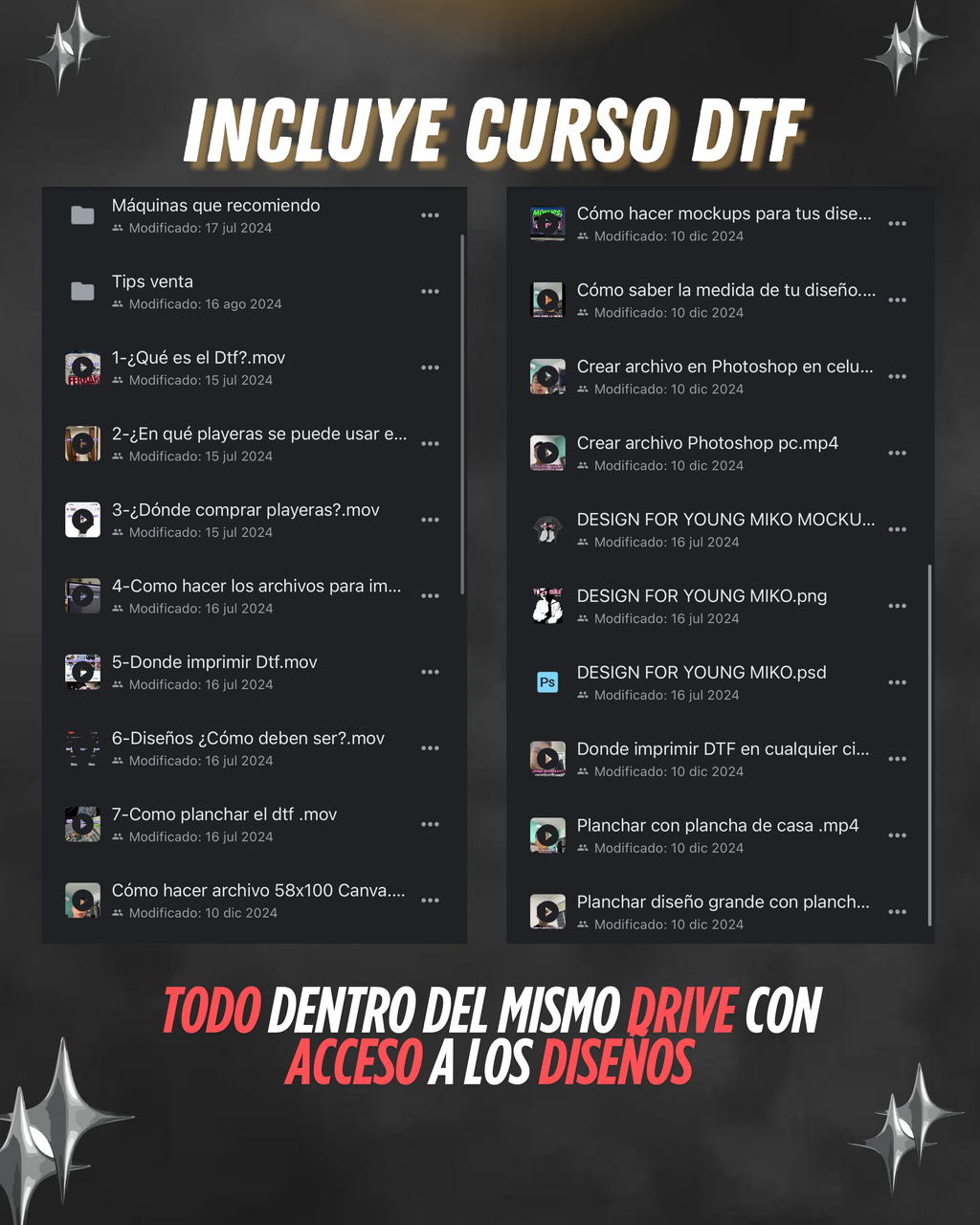 Paquete Completo Diseños DTF PREMIUM