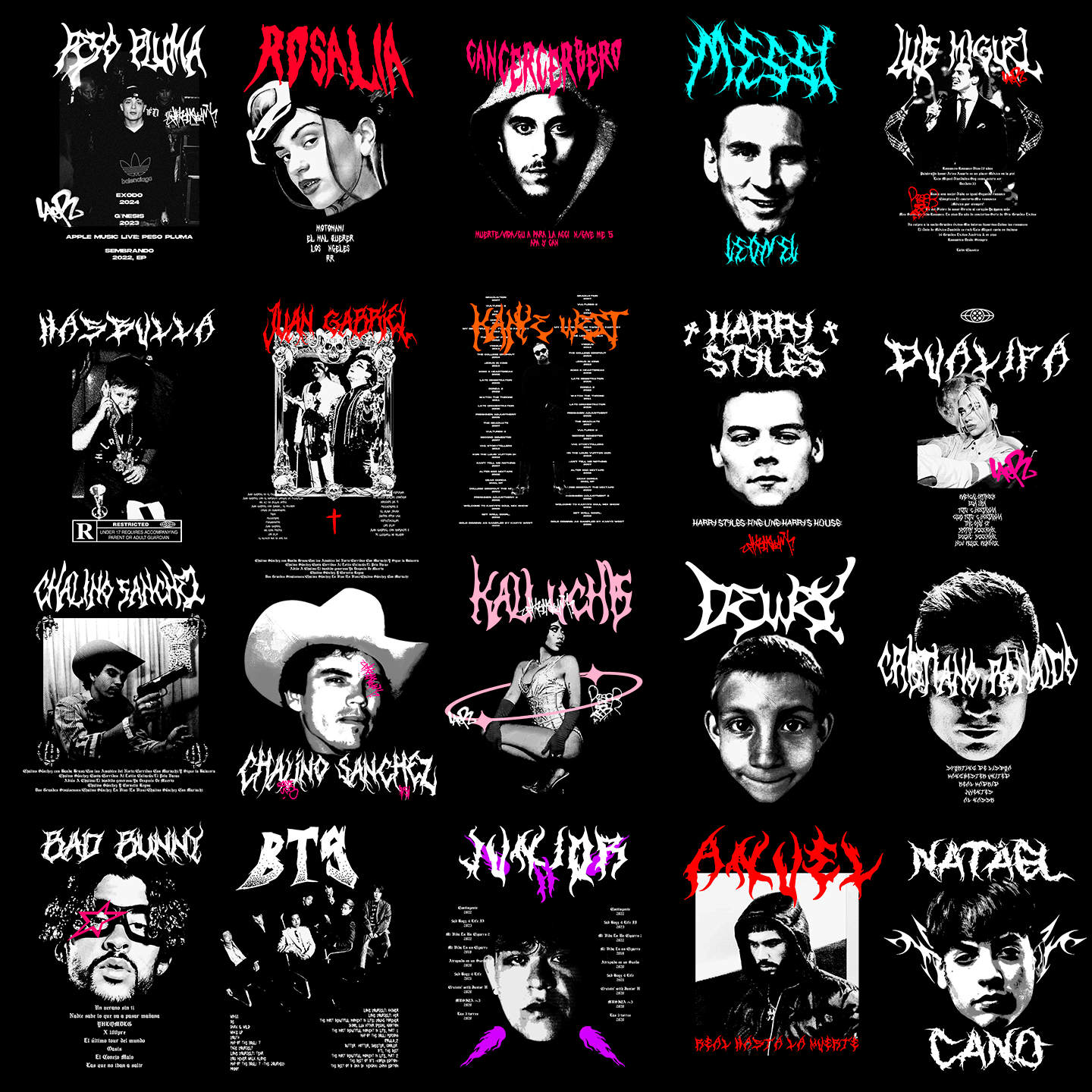 Paquete Completo +50,000 Diseños Para DTF y Sublimación