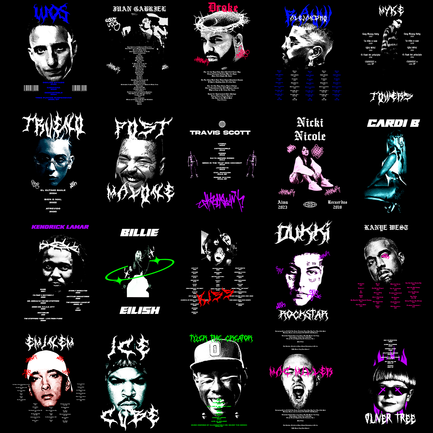 Paquete Completo +50,000 Diseños Para DTF y Sublimación