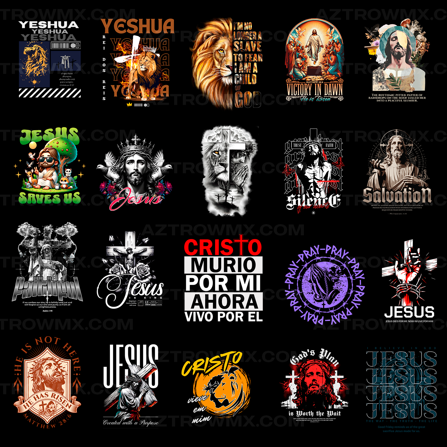 Paquete Completo +50,000 Diseños Para DTF y Sublimación