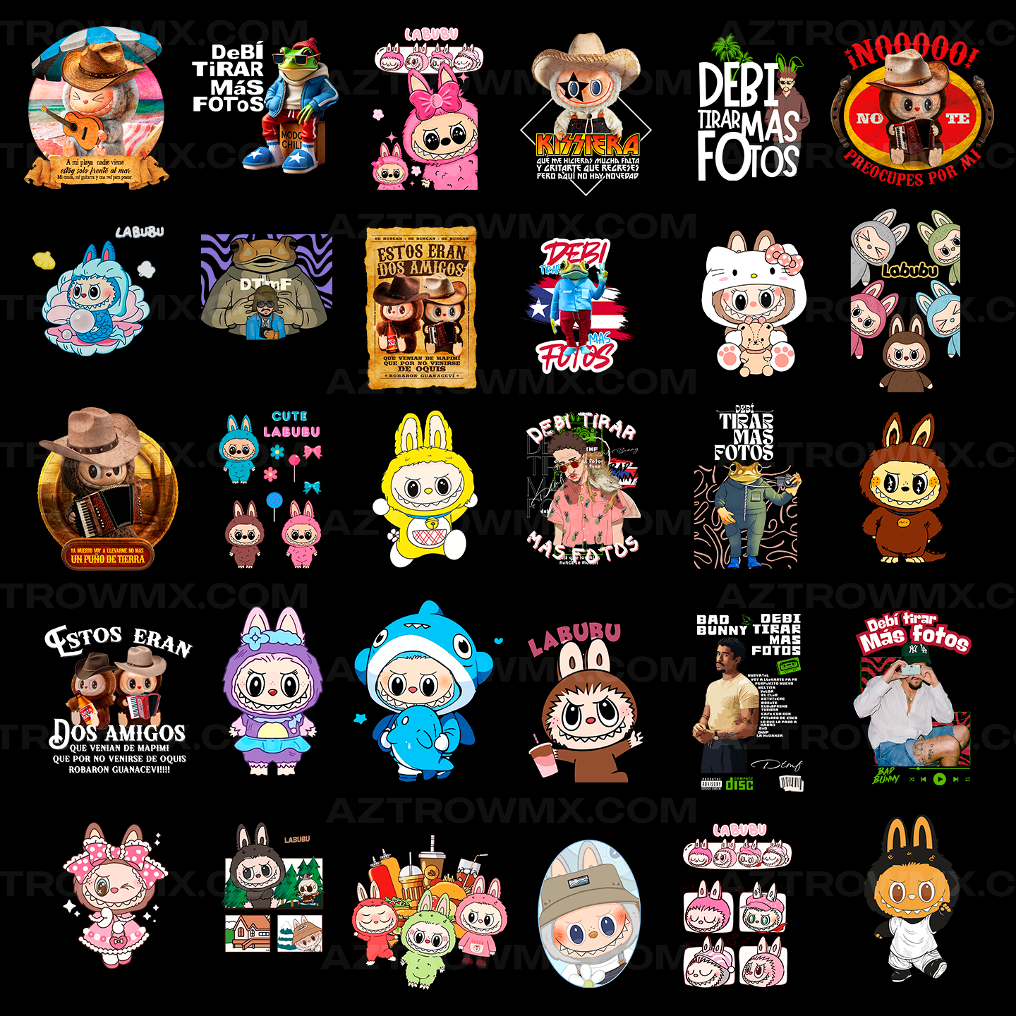 Paquete Completo +50,000 Diseños Para DTF y Sublimación