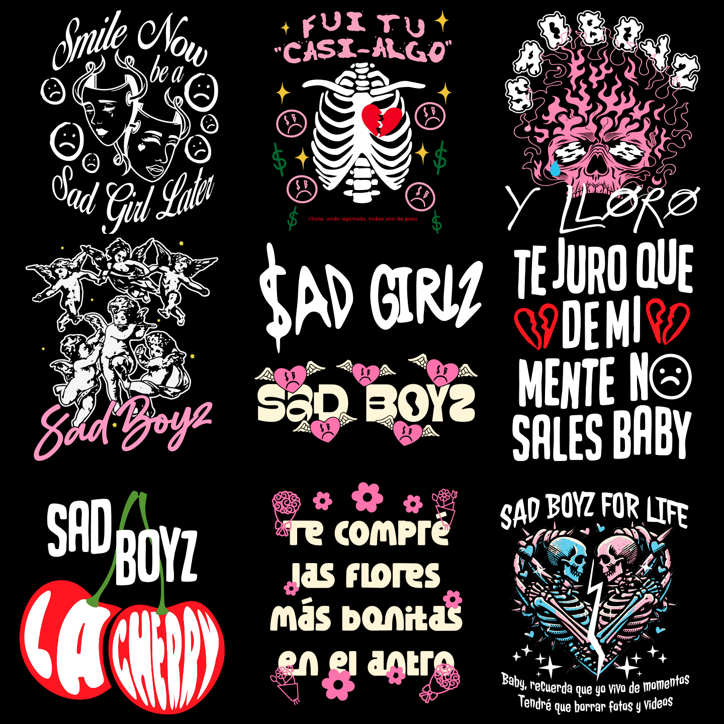 Paquete Completo +50,000 Diseños Para DTF y Sublimación